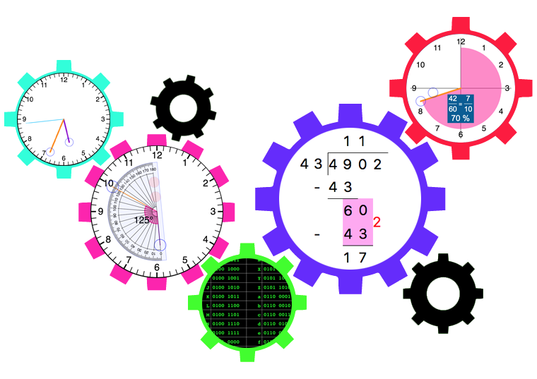 interactive math toolkit interactive clock